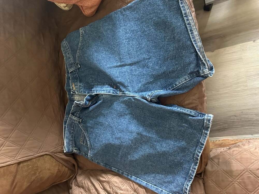 Wrangler Relaxed Fit Shorts Size 38 Blue Denim